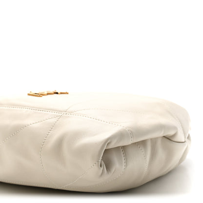Saint Laurent Lambskin Matelasse Monogram Medium Jamie 4.3 Pochon Crema Soft 11 of 11