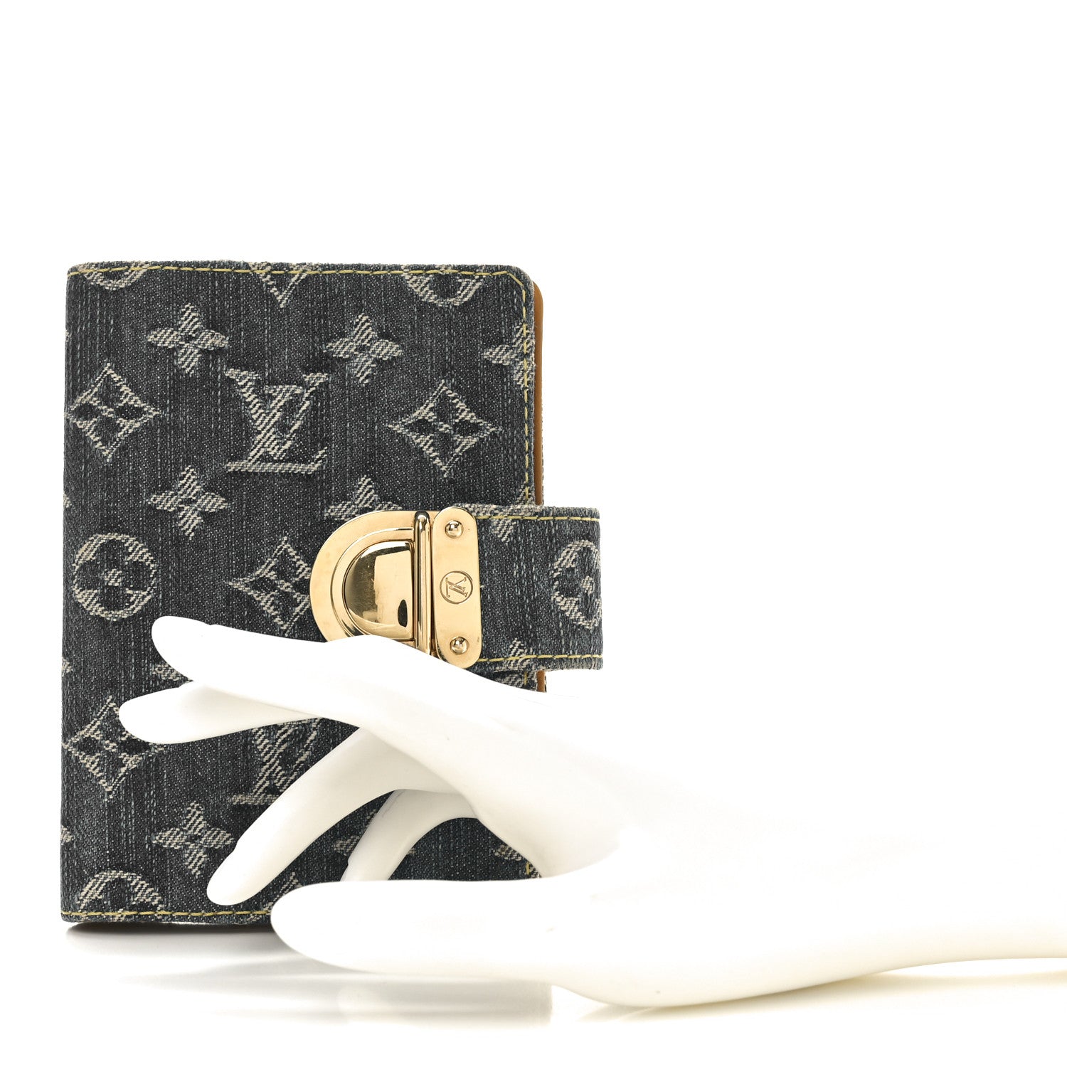 Louis Vuitton Monogram Denim Agenda PM Blue 2 of 7