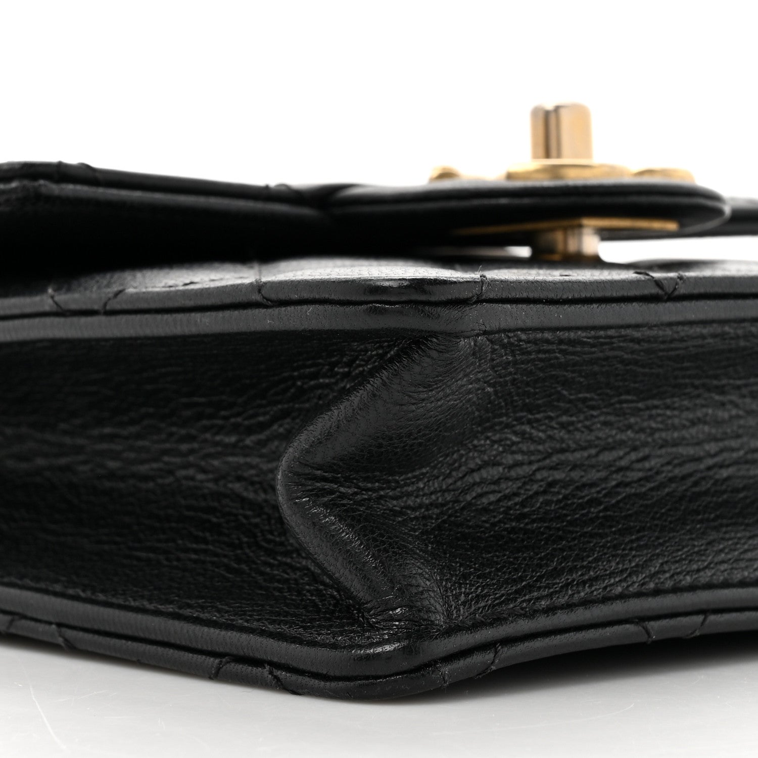 Chanel Lambskin Quilted Chic Pearls Flap Black 10 of 16