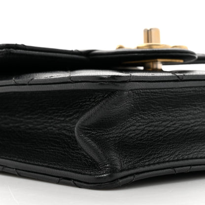 Chanel Lambskin Quilted Chic Pearls Flap Black 10 of 16