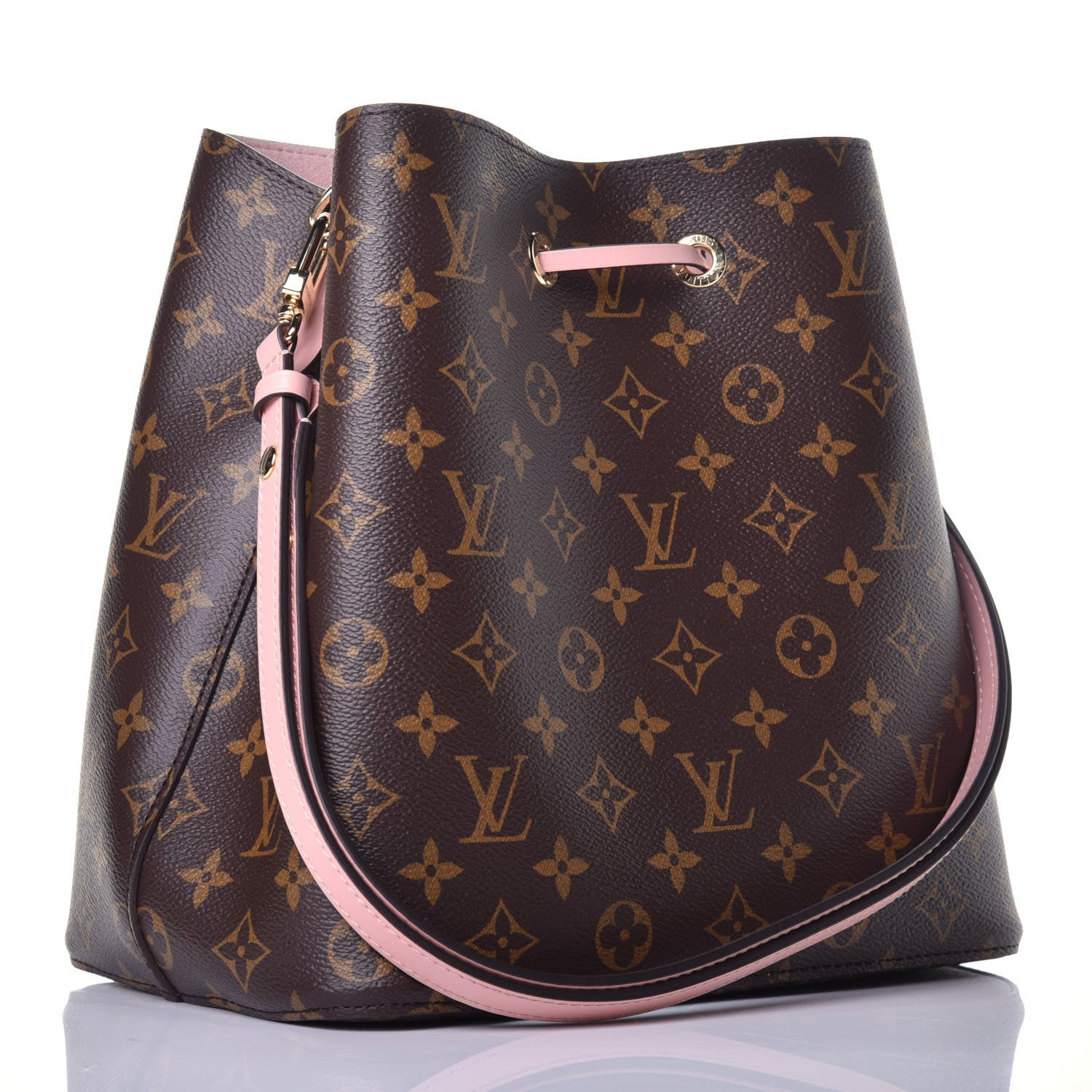 Louis Vuitton Monogram Neonoe MM Rose Poudre 3 of 8
