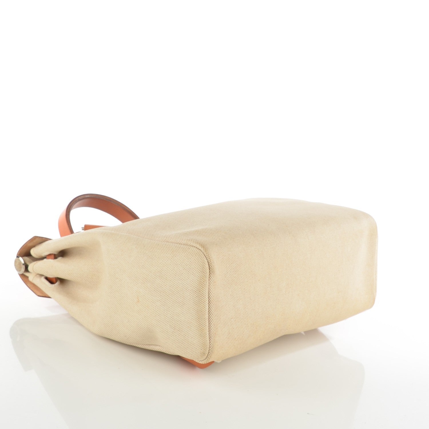 Hermes Toile Vache Calfskin Herbag 30 PM Backpack Natural 9 of 14