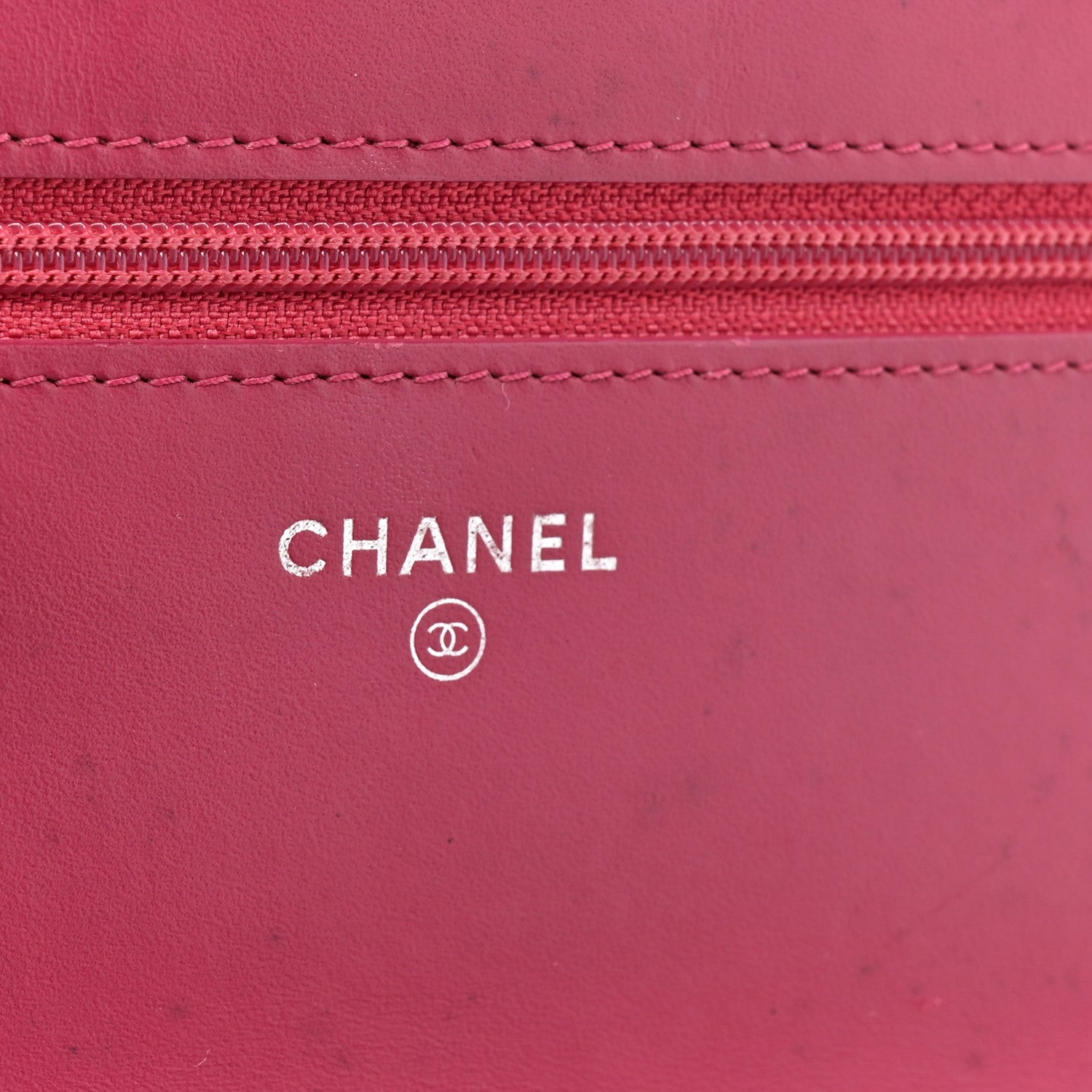 Chanel Patent Quilted Brilliant Wallet On Chain WOC Coral 6 of 16