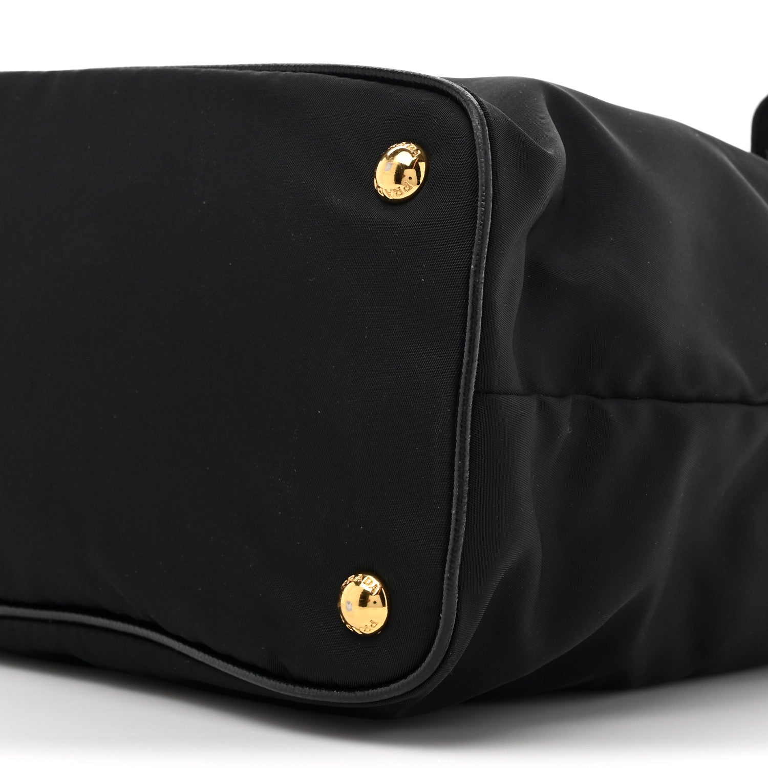 Prada Tessuto Nylon Saffiano Tote Black 8 of 11