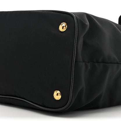 Prada Tessuto Nylon Saffiano Tote Black 8 of 11