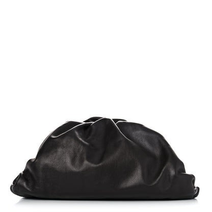 Bottega Veneta Smooth Butter Calf The Pouch Oversized Clutch Fondente 1 of 13