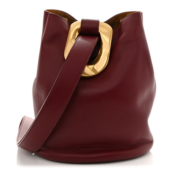 Bottega Veneta Nappa Drop Bucket Bag Bordeaux 1839151 – FASHIONPHILE