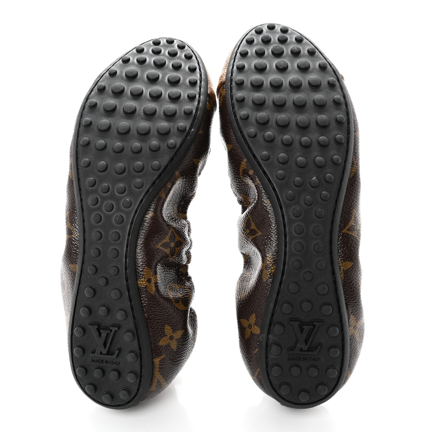 Louis Vuitton Reverse Patent Monogram Flirty Ballerina Flats 41 Black 5 of 8