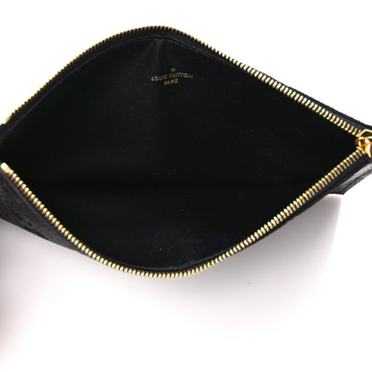 Louis Vuitton Empreinte Felicie Chain Wallet Zippered Insert Black 5 of 6