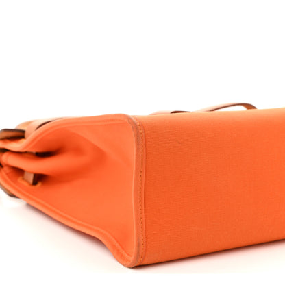 Hermes Toile Vache Hunter Herbag Zip 31 PM Orange 10 of 12