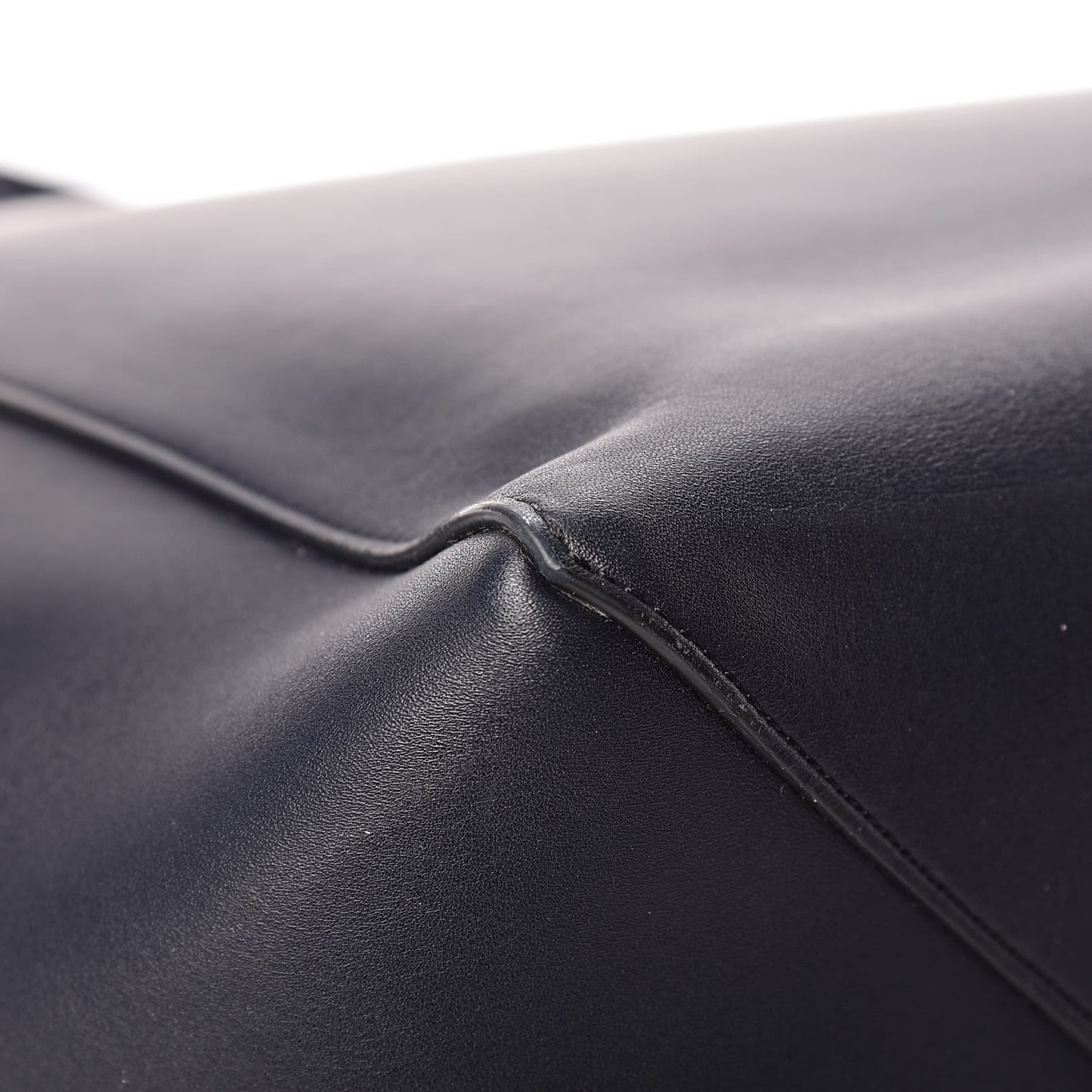 Smooth Calfskin Small Tassel Cabas Phantom Navy Blue