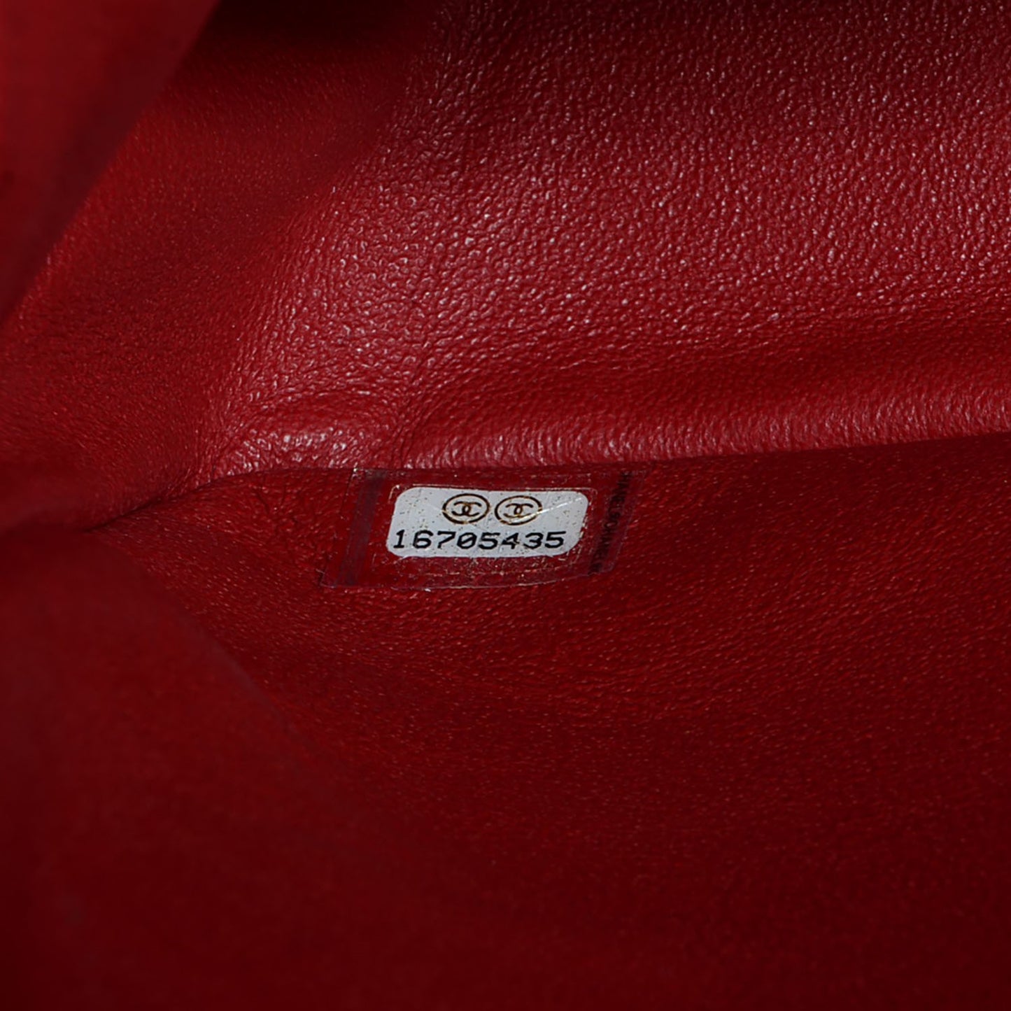Caviar Quilted Jumbo Double Flap Red