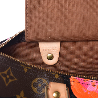 Louis Vuitton Monogram Roses Speedy 30 7 of 14