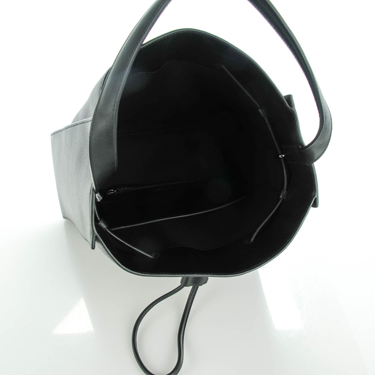 3.1 Phillip Lim 3.1 Calfskin Large Soleil Bucket Bag Black 7 of 7