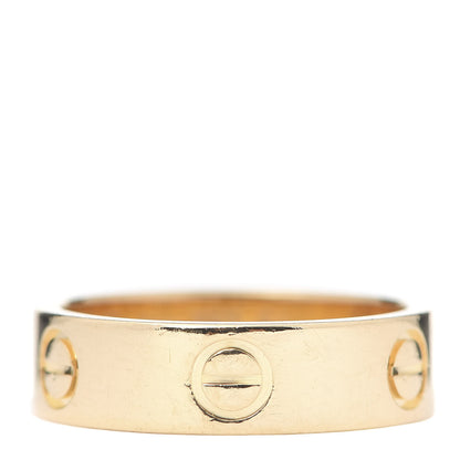 Cartier 18K Yellow Gold 5.5mm LOVE Ring 54 6.75 1 of 4