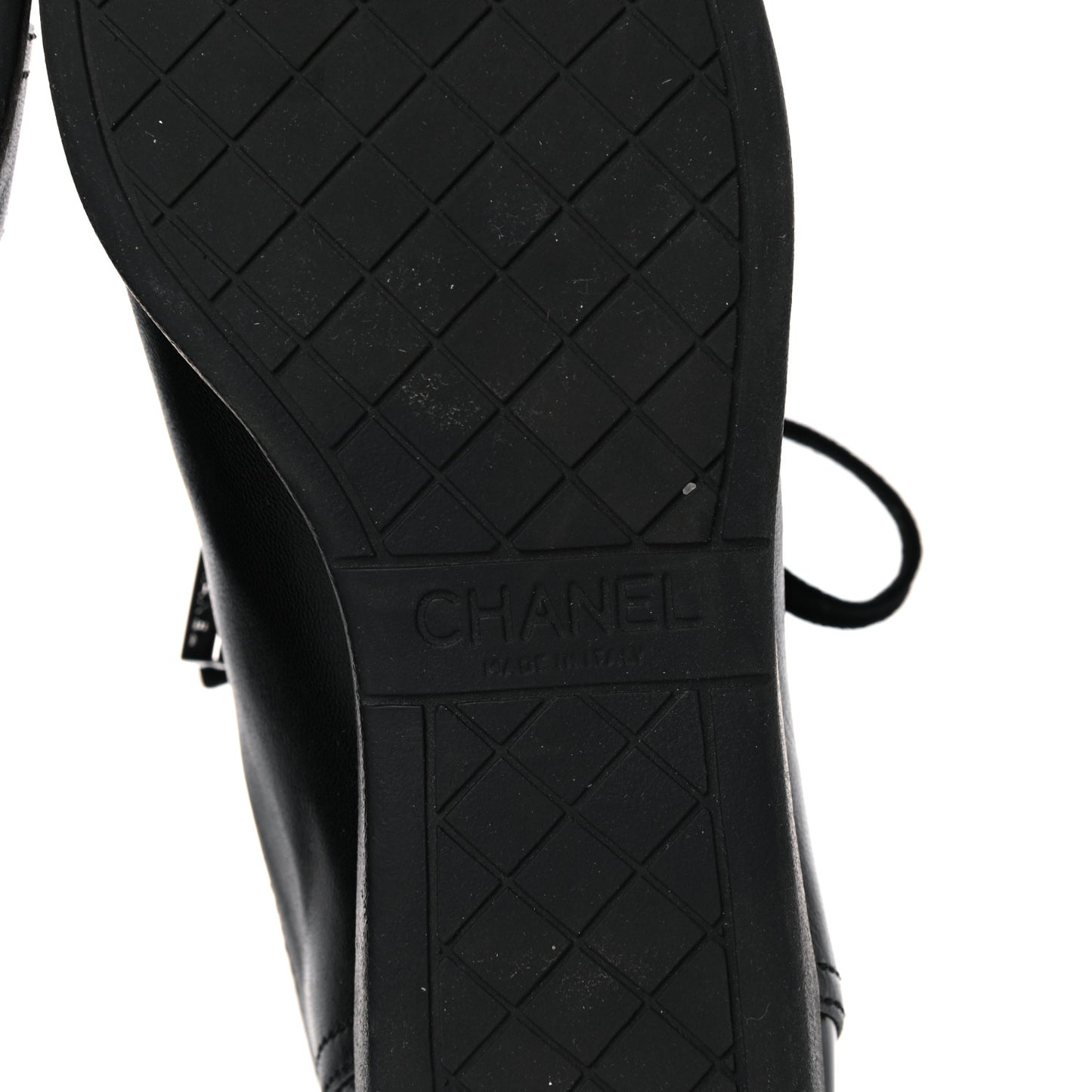 Lambskin Patent Cap Toe CC Sneakers 37.5 Black