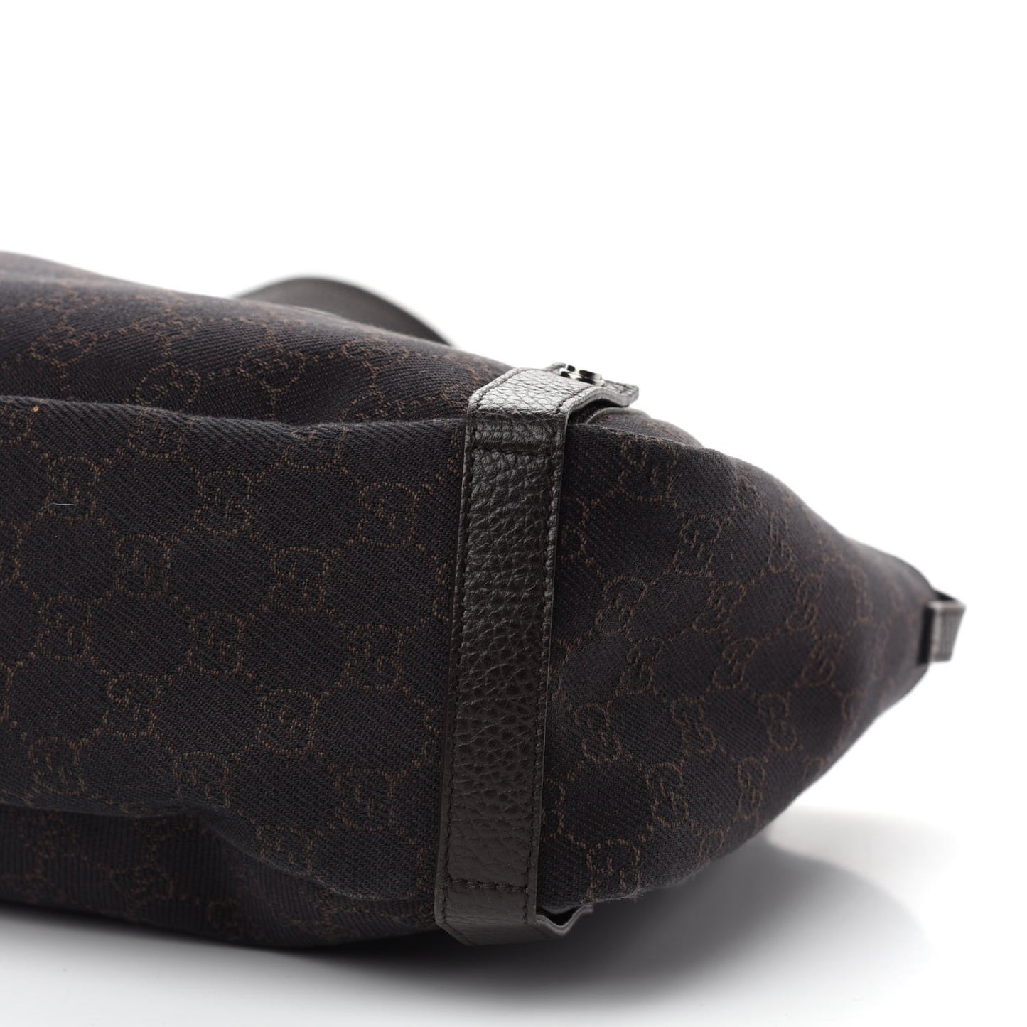 Monogram Medium Abbey Shoulder Bag Chocolate