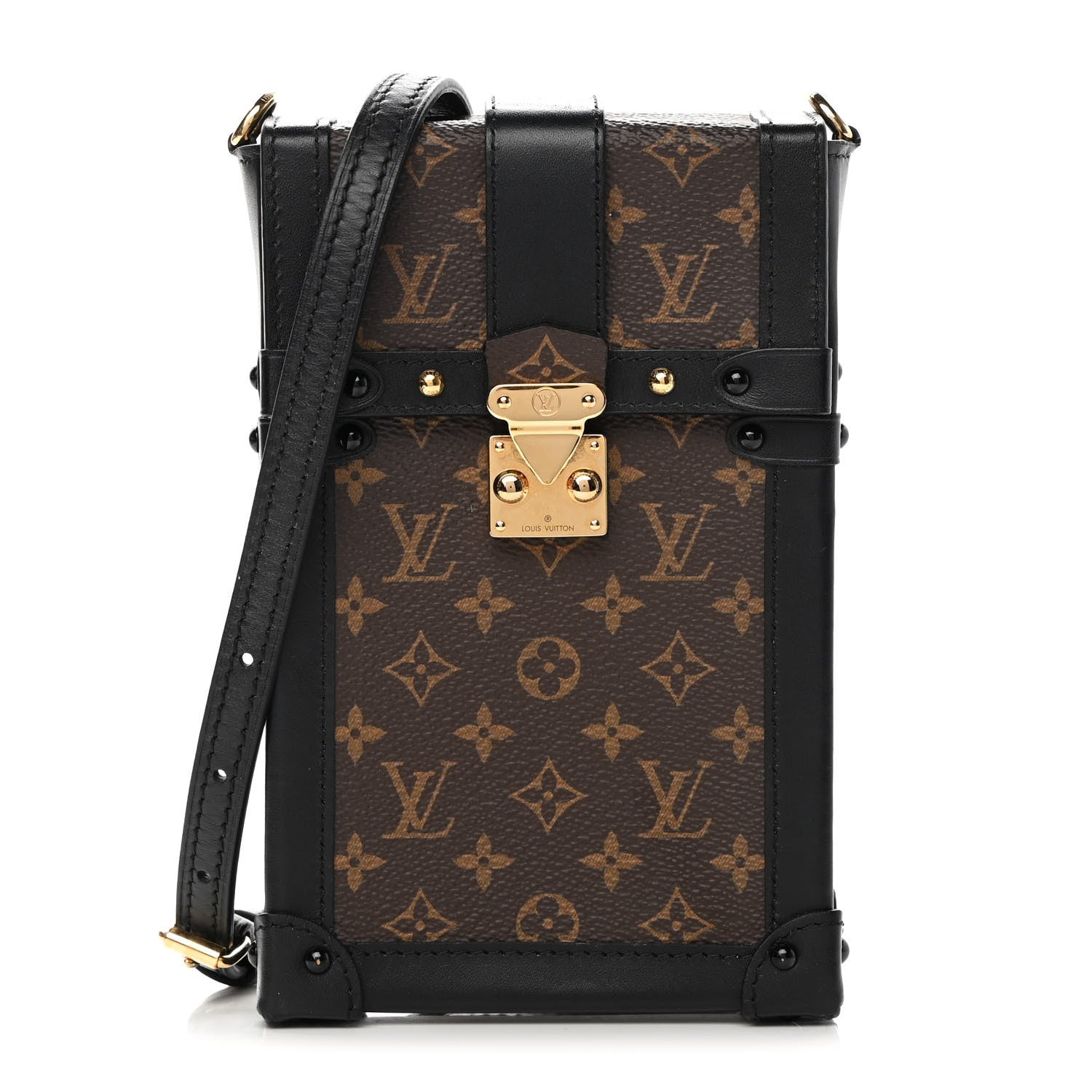 Louis Vuitton Monogram Pochette Trunk Verticale Black 1 of 13