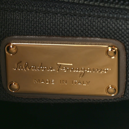 Salvatore Ferragamo Calfskin Briana Tote Mud 6 of 8