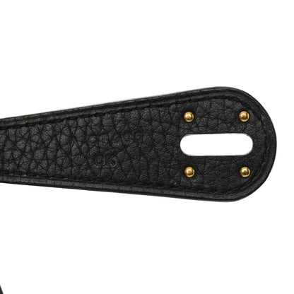 Hermes Taurillon Clemence Lindy 26 Black 7 of 10