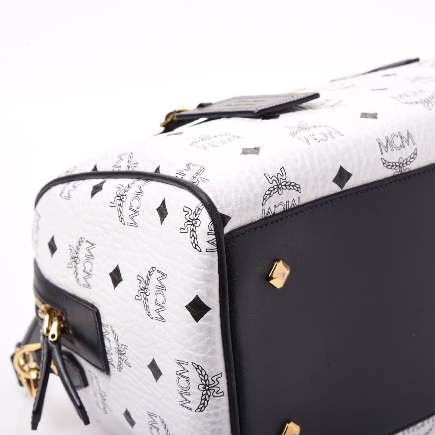 Visetos Heritage Boston Satchel White