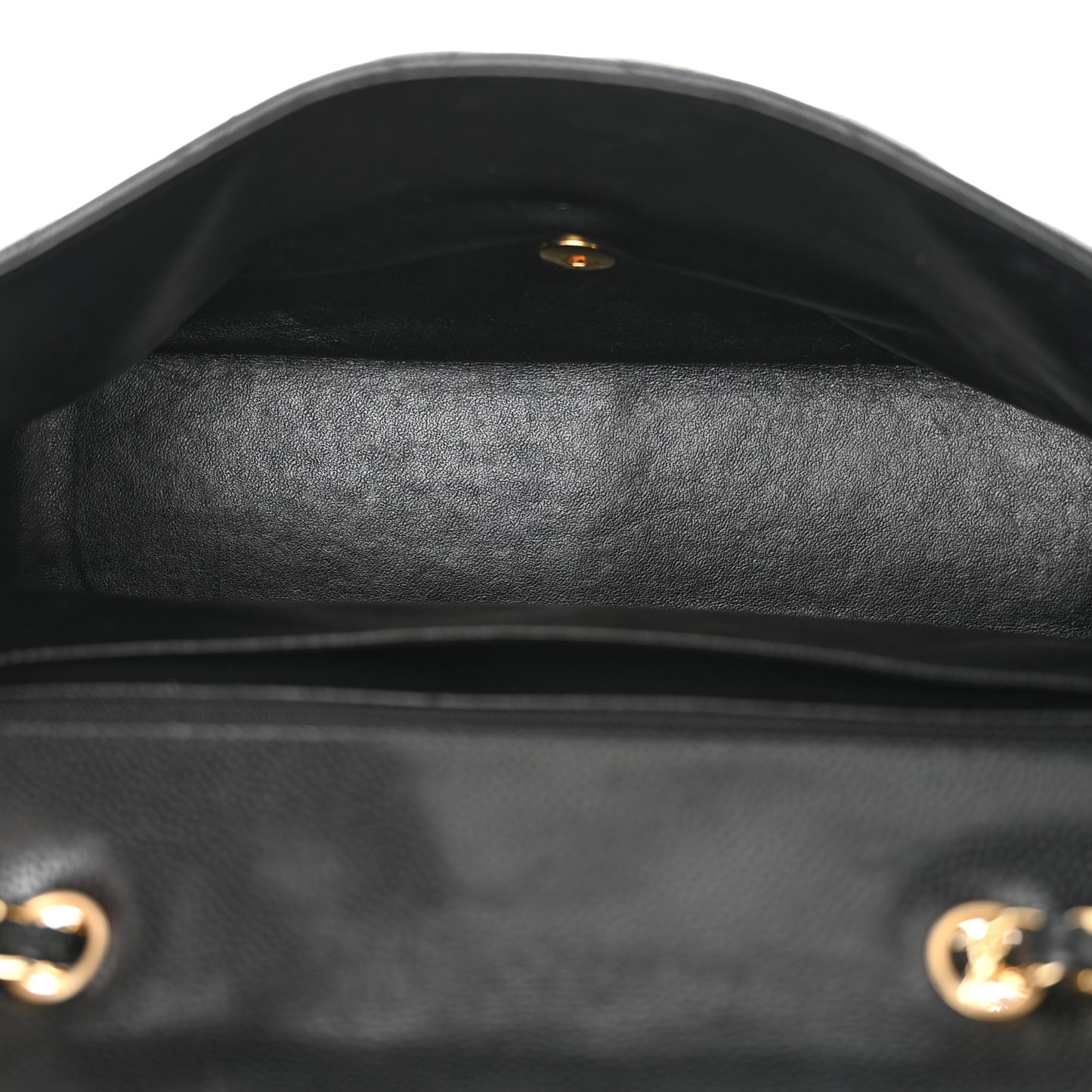 Caviar Quilted Jumbo Single Flap Black