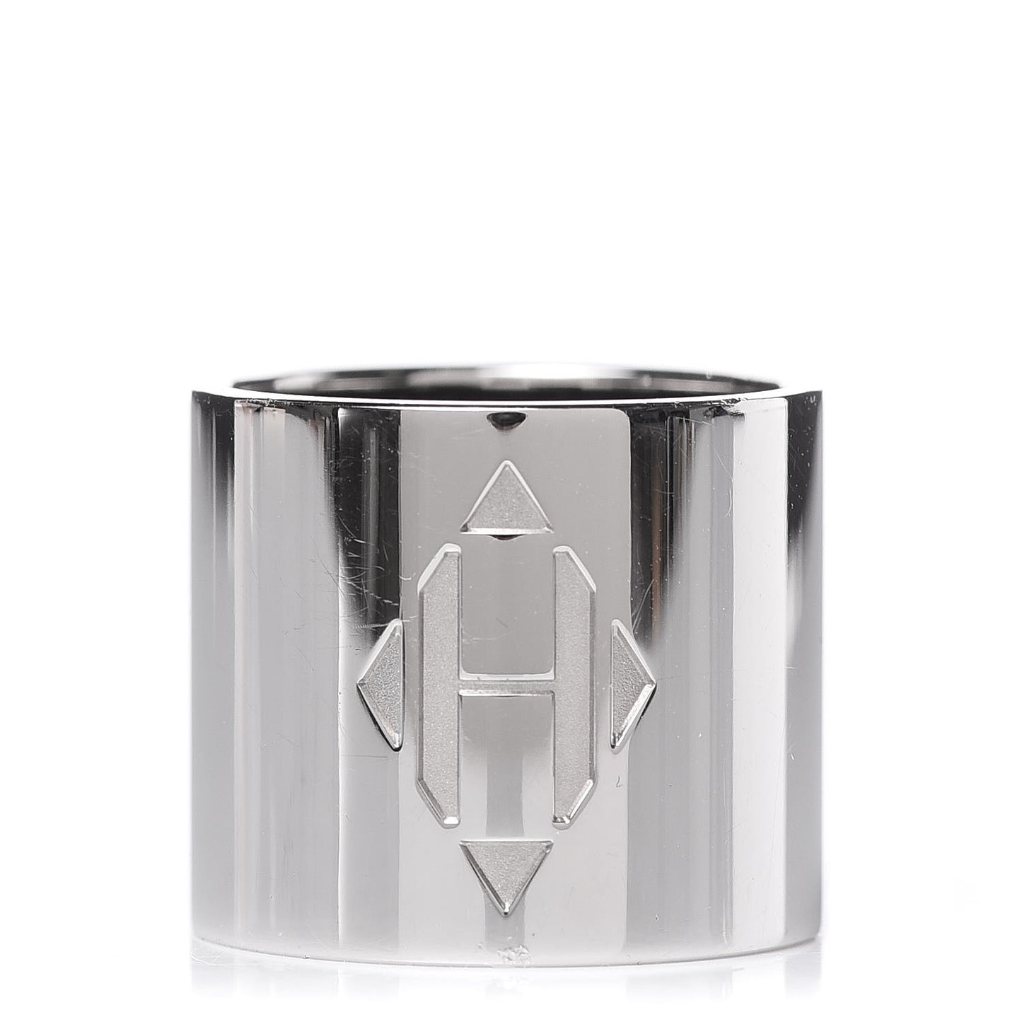Palladium Diamante Scarf Ring