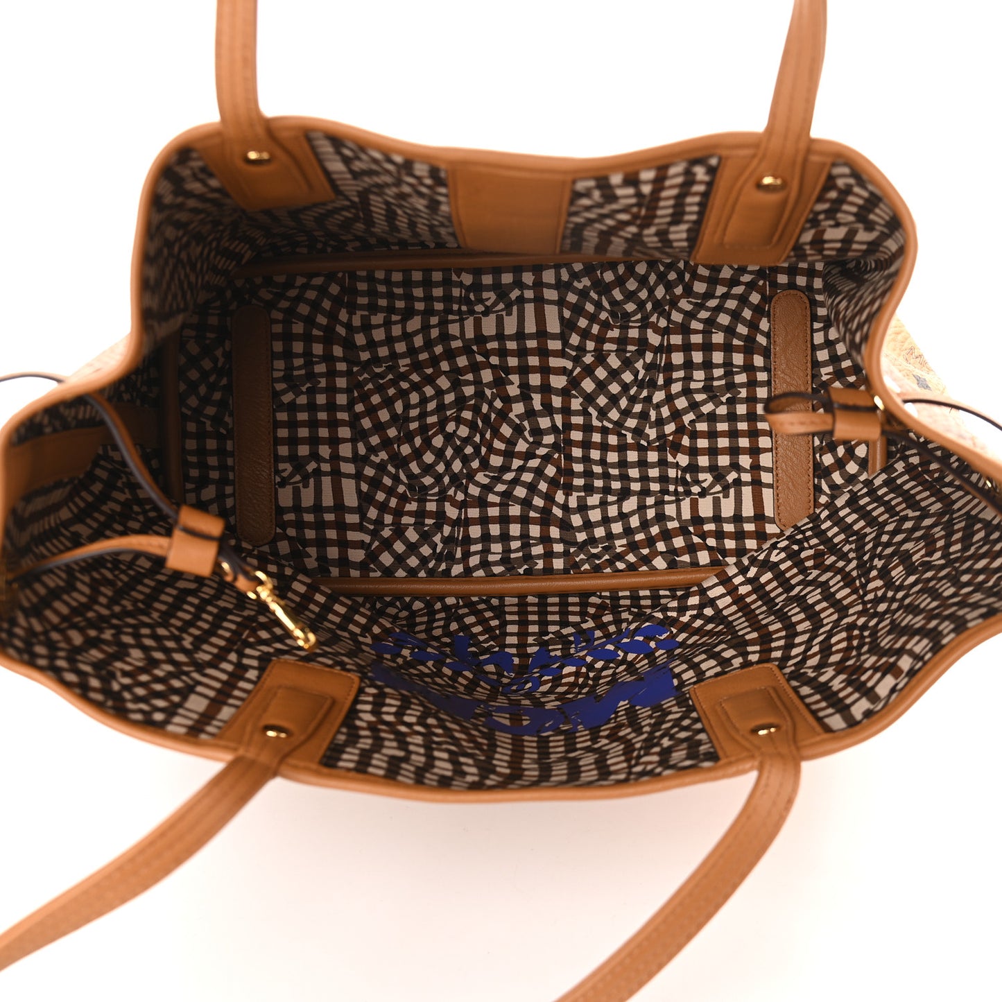 Visetos Medium Liz Reversible Shopper Tote Cognac
