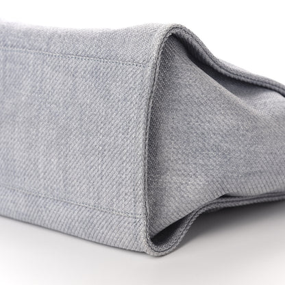 Chanel Canvas Medium Deauville Tote Light Blue 7 of 10