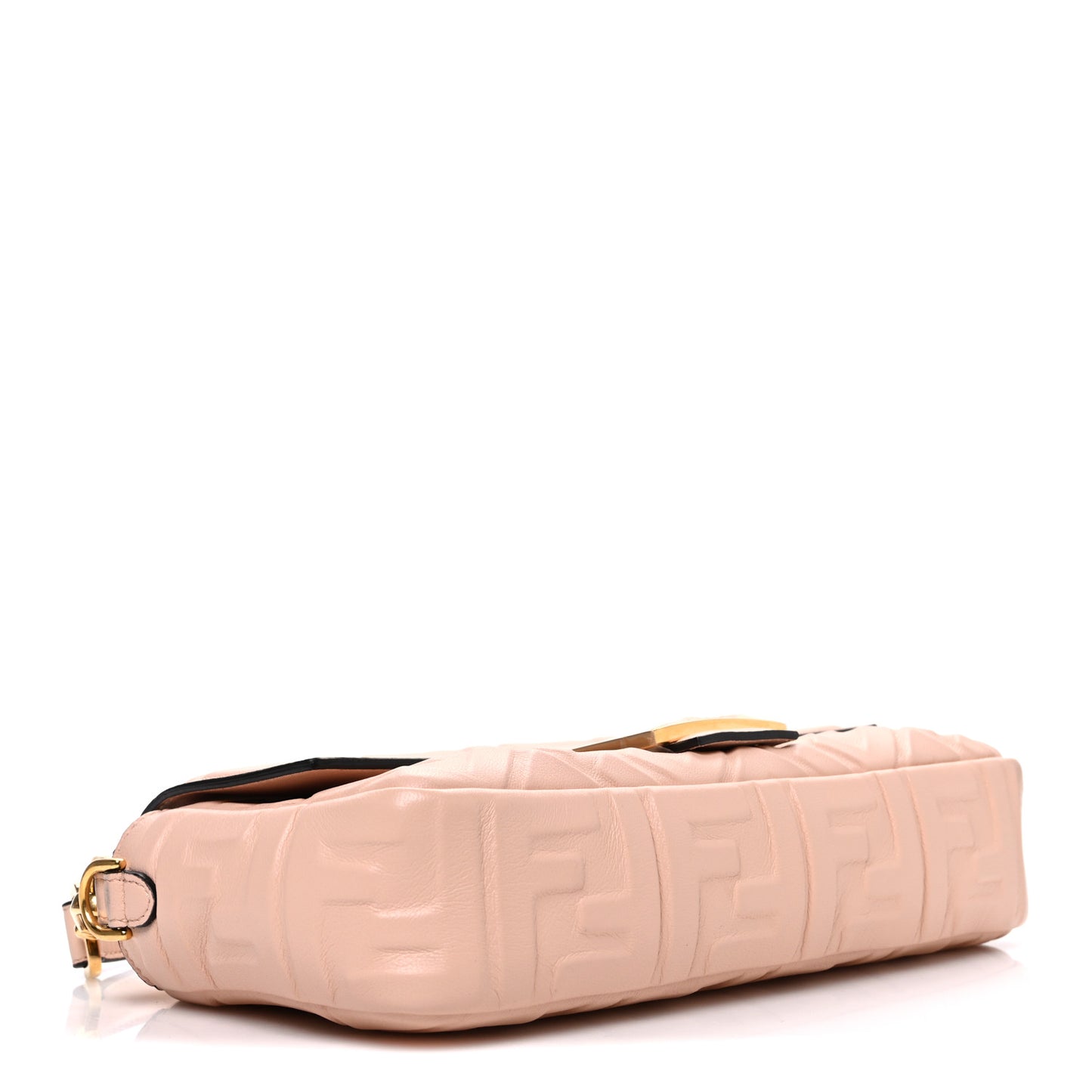 Nappa FF 1974 Embossed Baguette Baby Pink