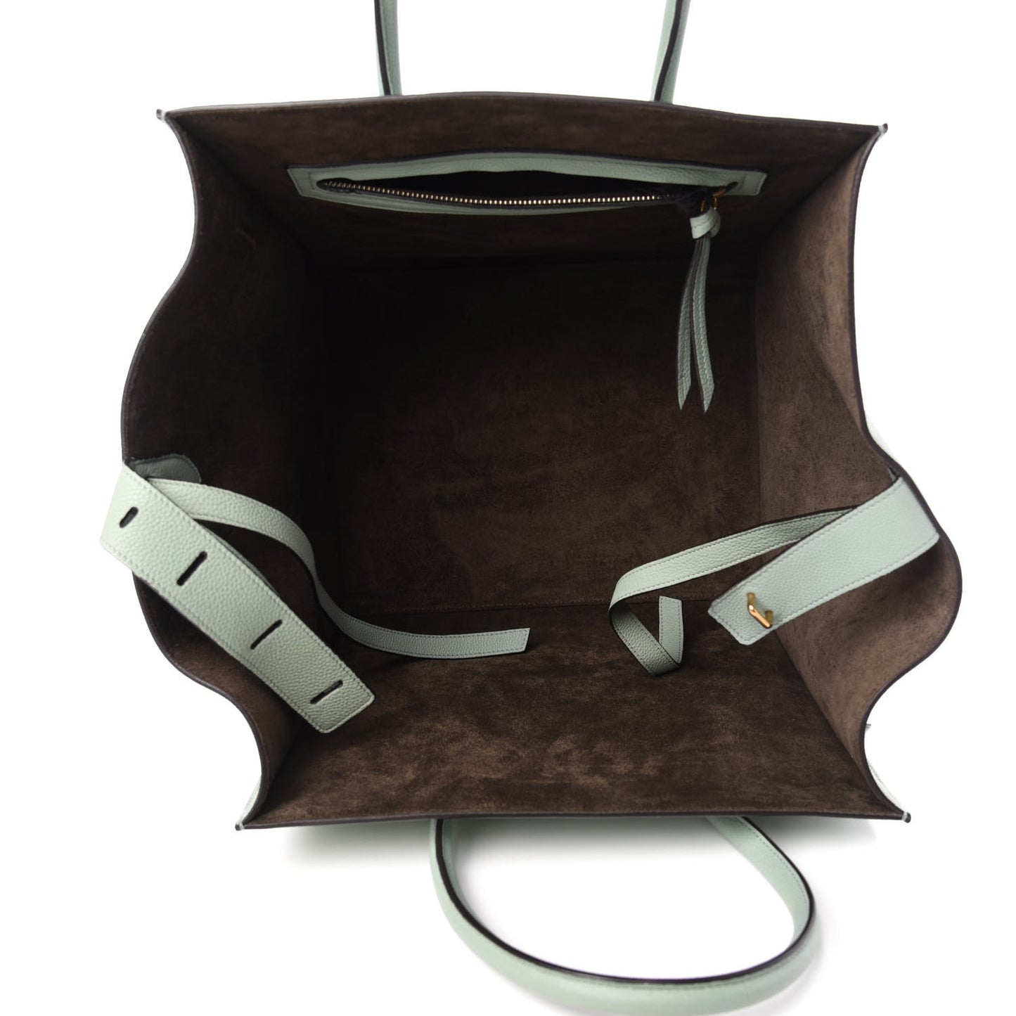 Baby Grained Calfskin Medium Phantom Luggage Jade