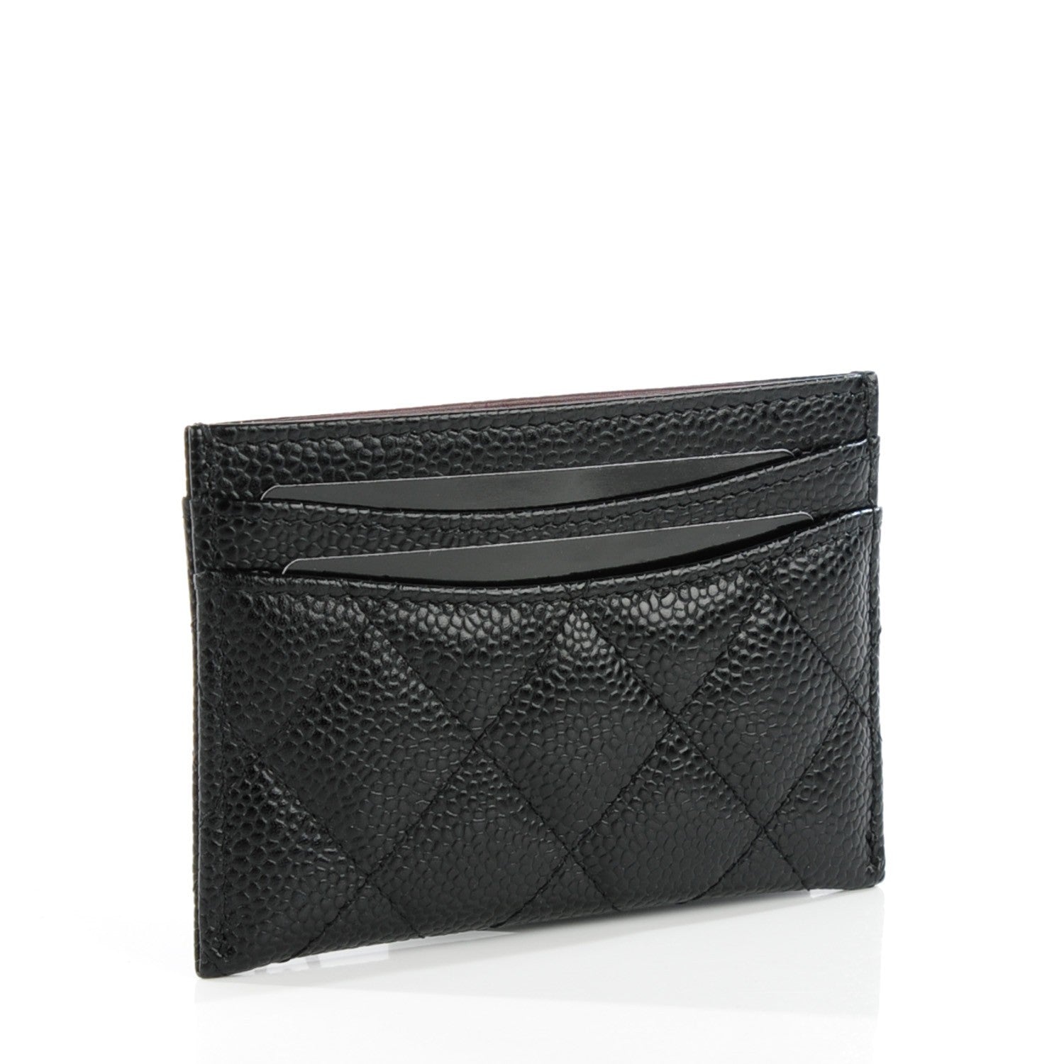 Chanel Caviar Quilted Card Holder Black 3 of 8