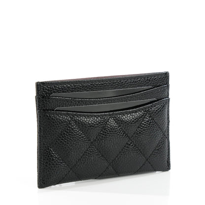 Chanel Caviar Quilted Card Holder Black 3 of 8