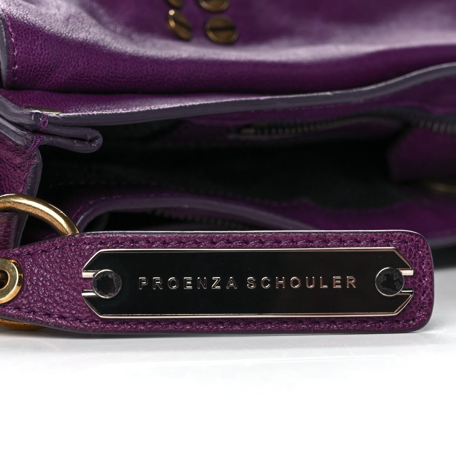 Proenza Schouler Lambskin Medium PS1 Satchel Veruca Salt 10 of 12