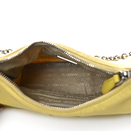 Prada Nylon Saffiano Re-Edition 2005 Shoulder Bag Ananas 5 of 12