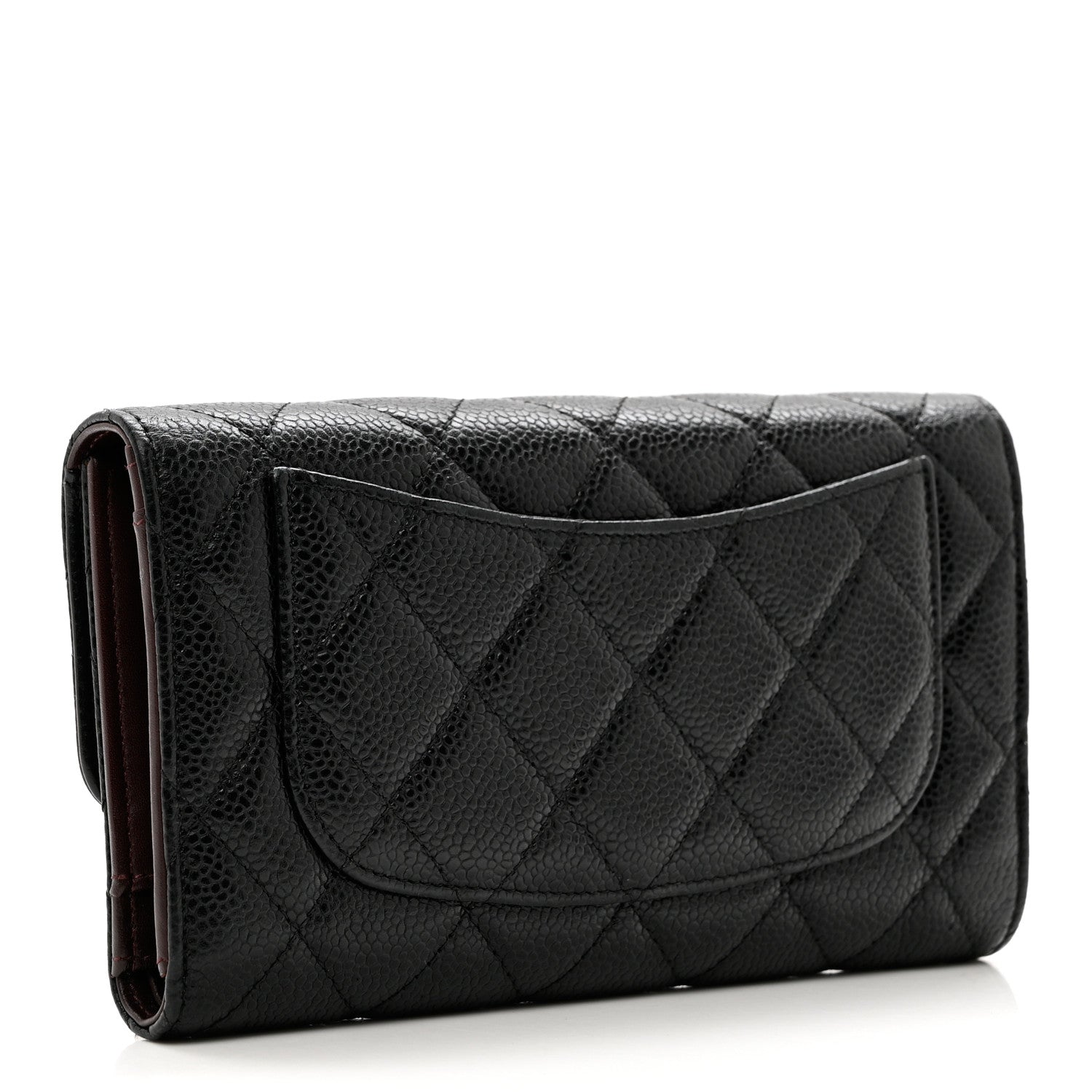 Chanel Caviar Quilted Large Flap Wallet Black 3 of 9