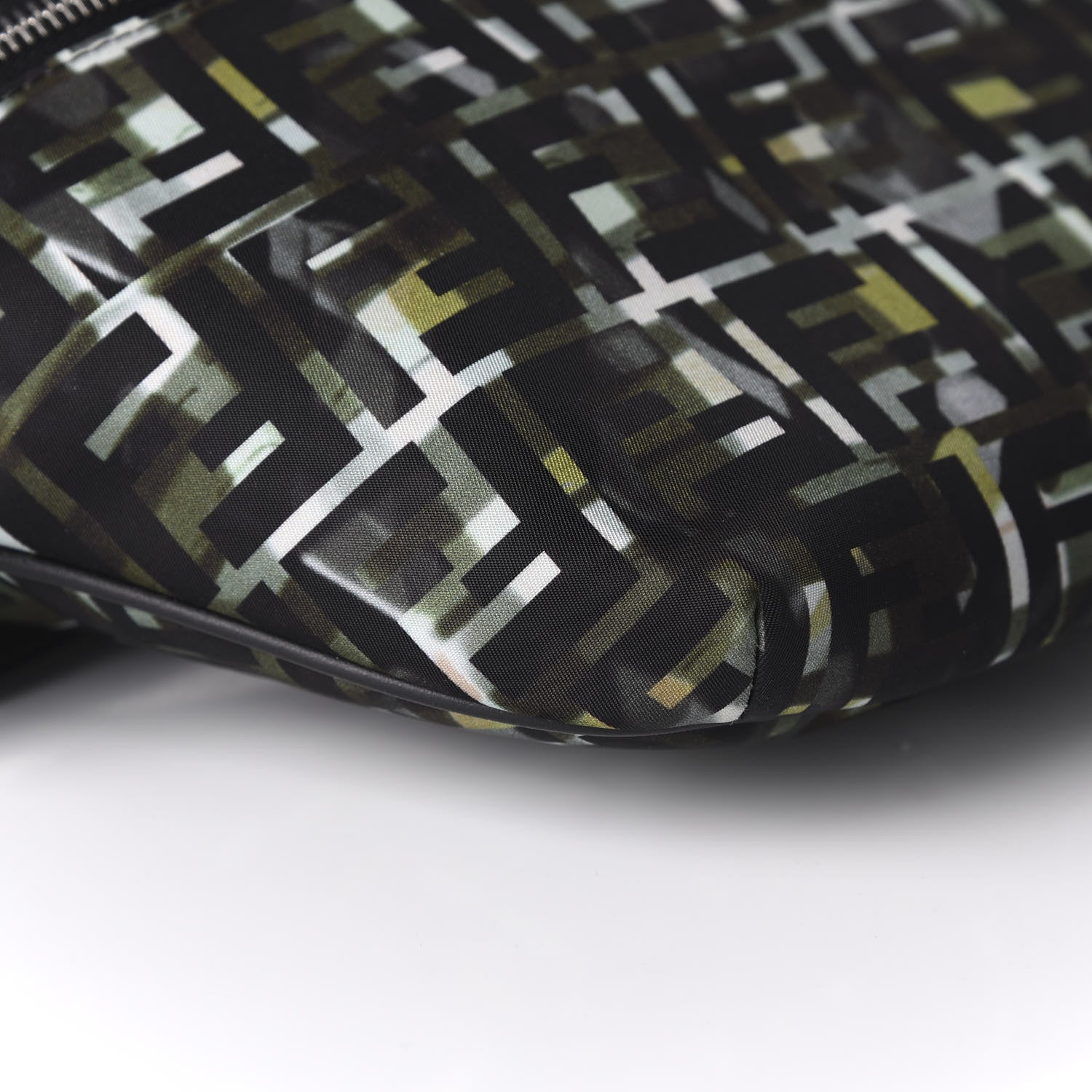 Fendi Nylon CamouFF Belt Bag Black Multicolor 6 of 10
