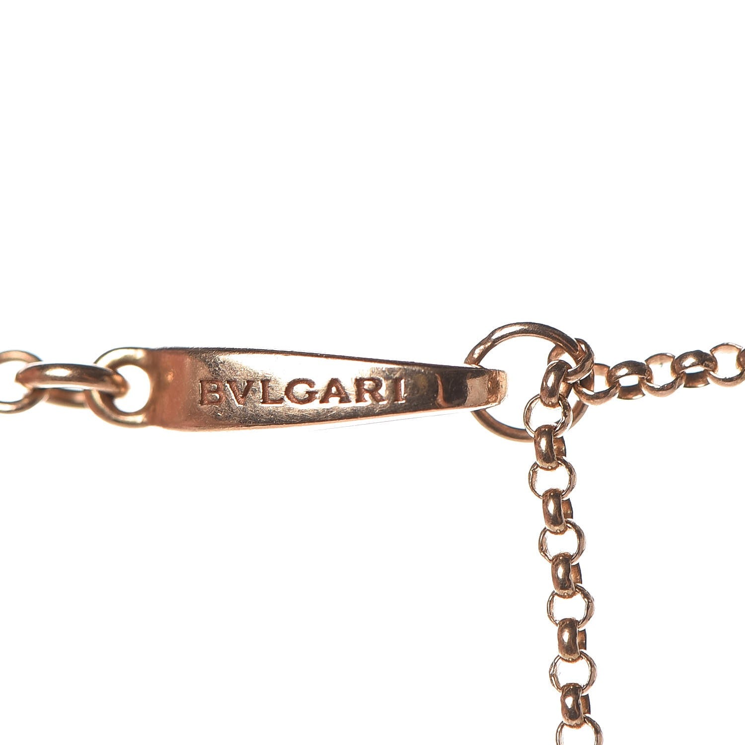 Bulgari 18K Rose Gold Diamond BVLGARI BVLGARI Cuore Pendant Necklace 7 of 7