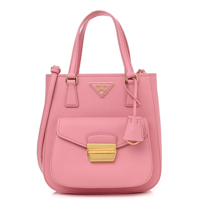 Prada Saffiano Lux Metropolis Tote Petalo 1 of 9
