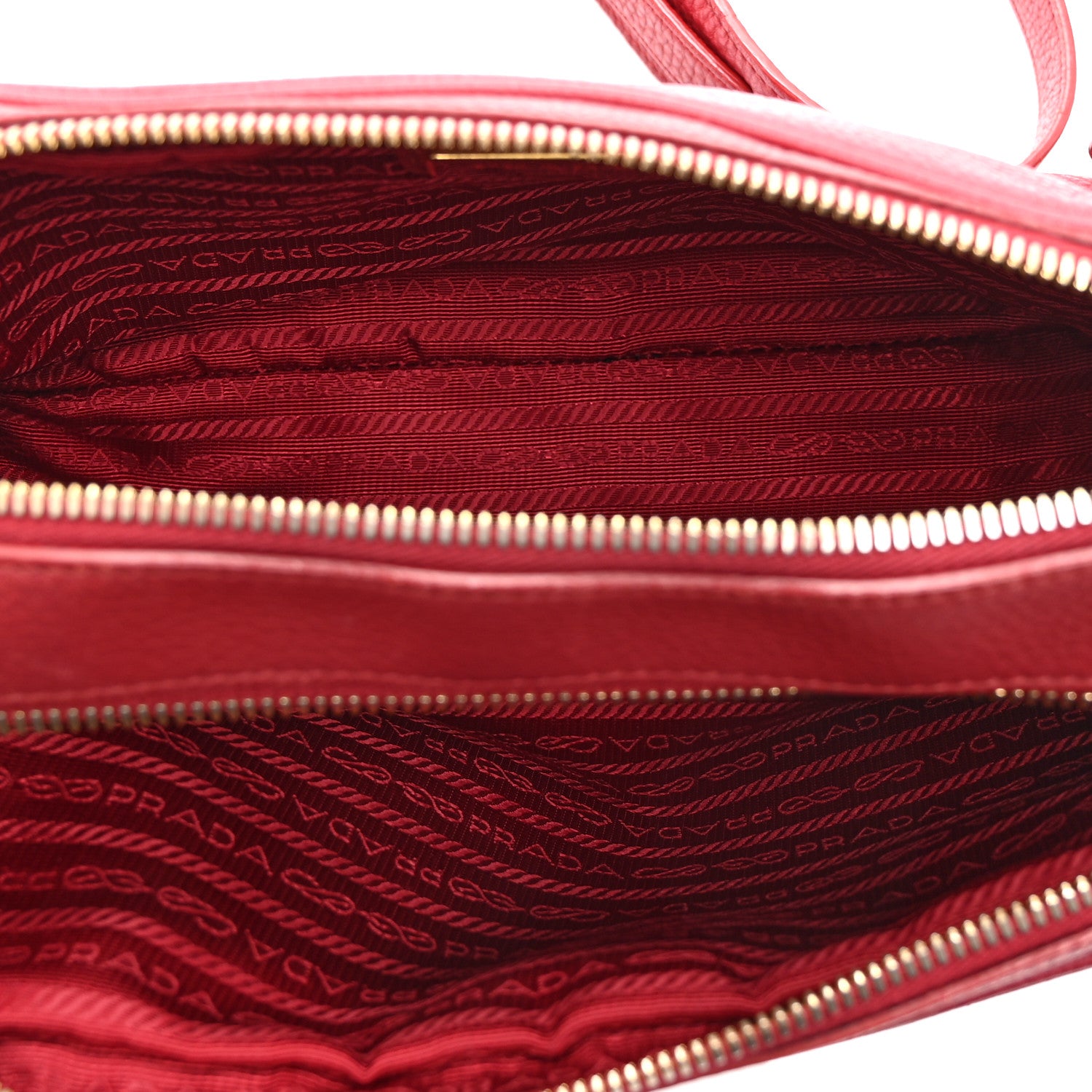Prada Vitello Phenix Camera Bag Rosso 1803043 – FASHIONPHILE