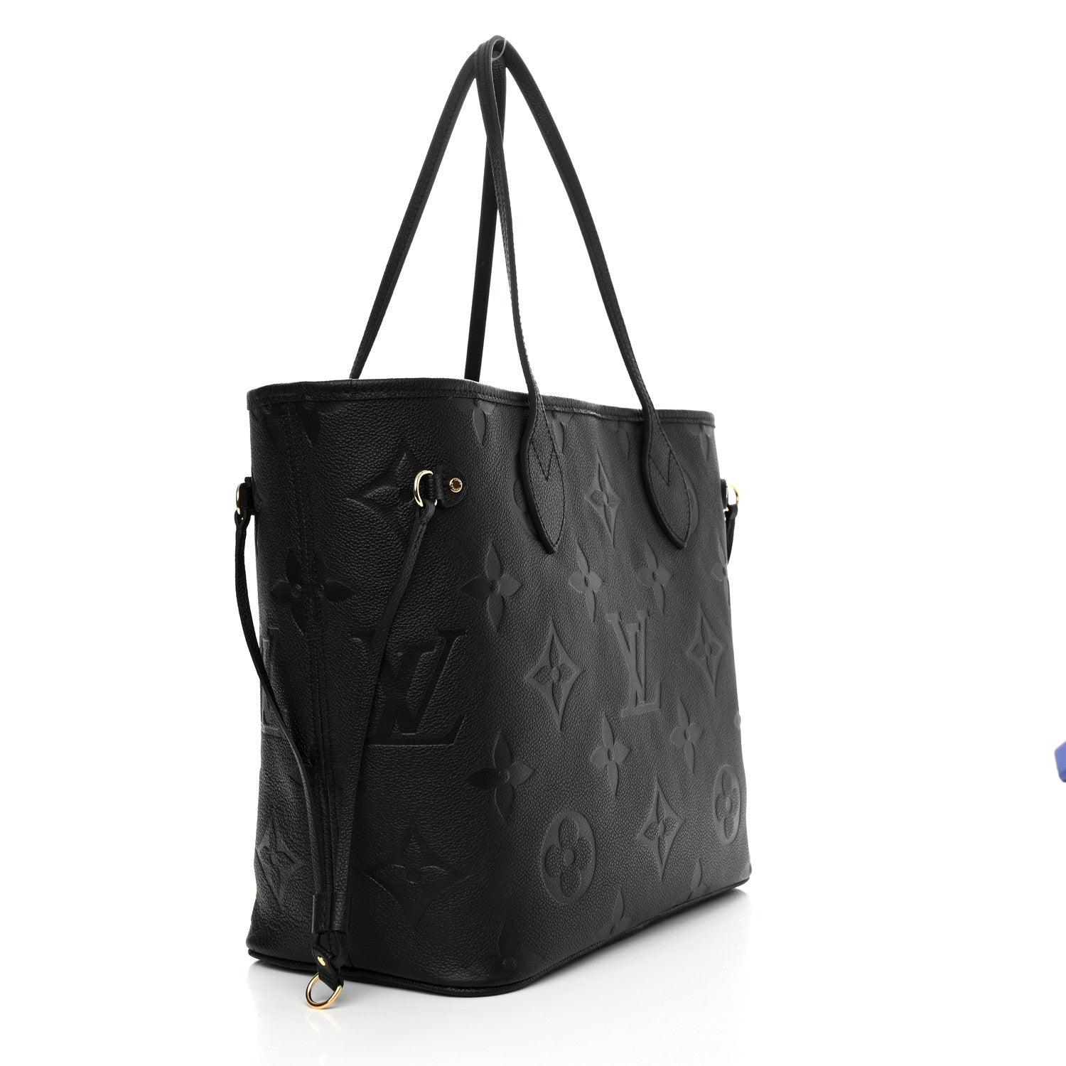 Louis Vuitton Empreinte Monogram Giant Neverfull MM Black 4 of 11