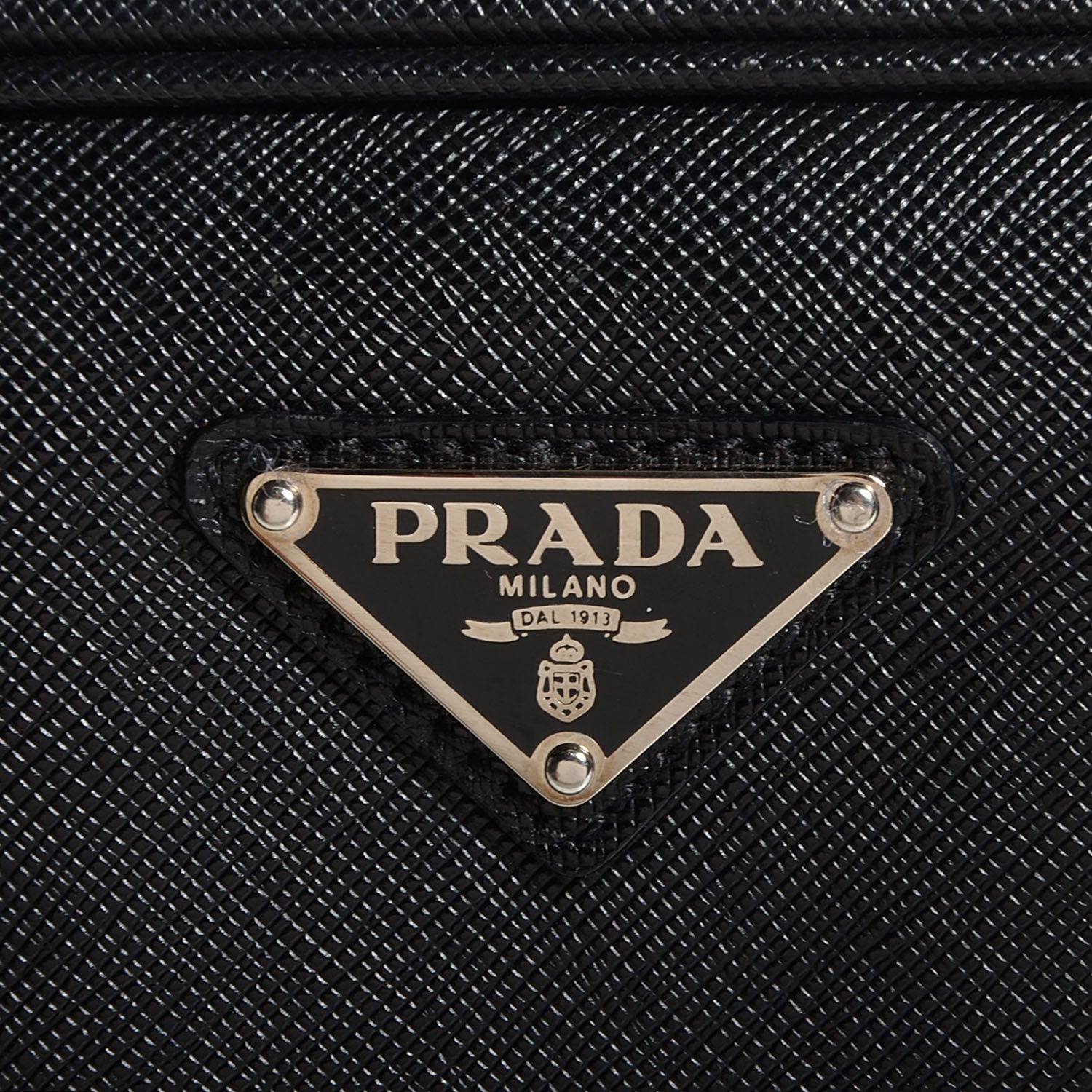 Prada Saffiano Lux Bauletto Nero Black 9 of 10