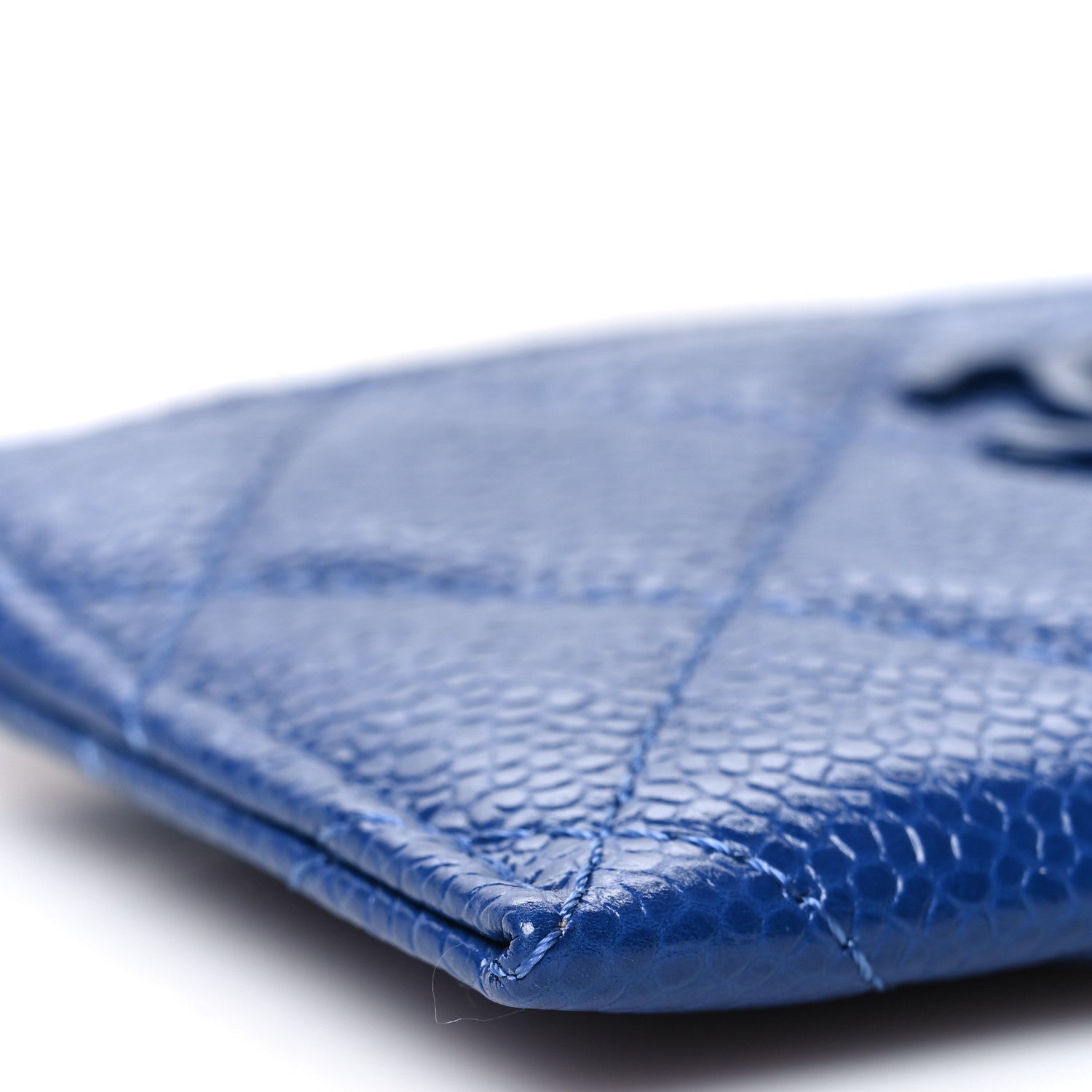 Chanel Caviar Quilted Incognito Card Holder Blue 10 of 11
