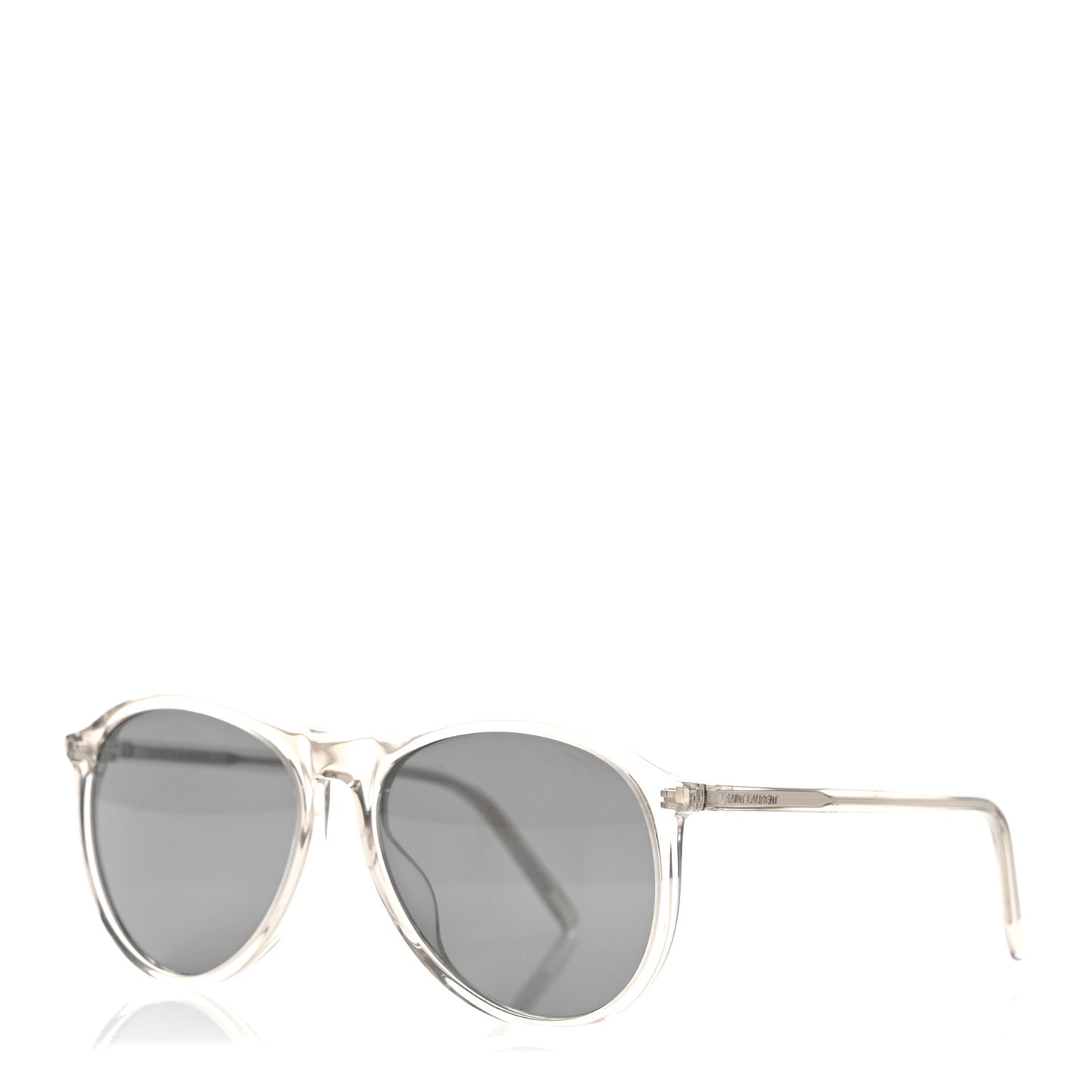 Acetate Thin Pilot Sunglasses SE 667 Transparent