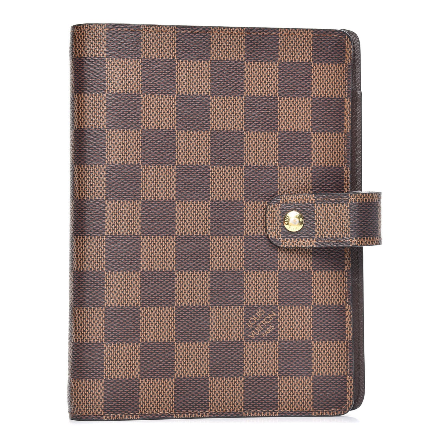 Damier Ebene Medium Ring Agenda Cover
