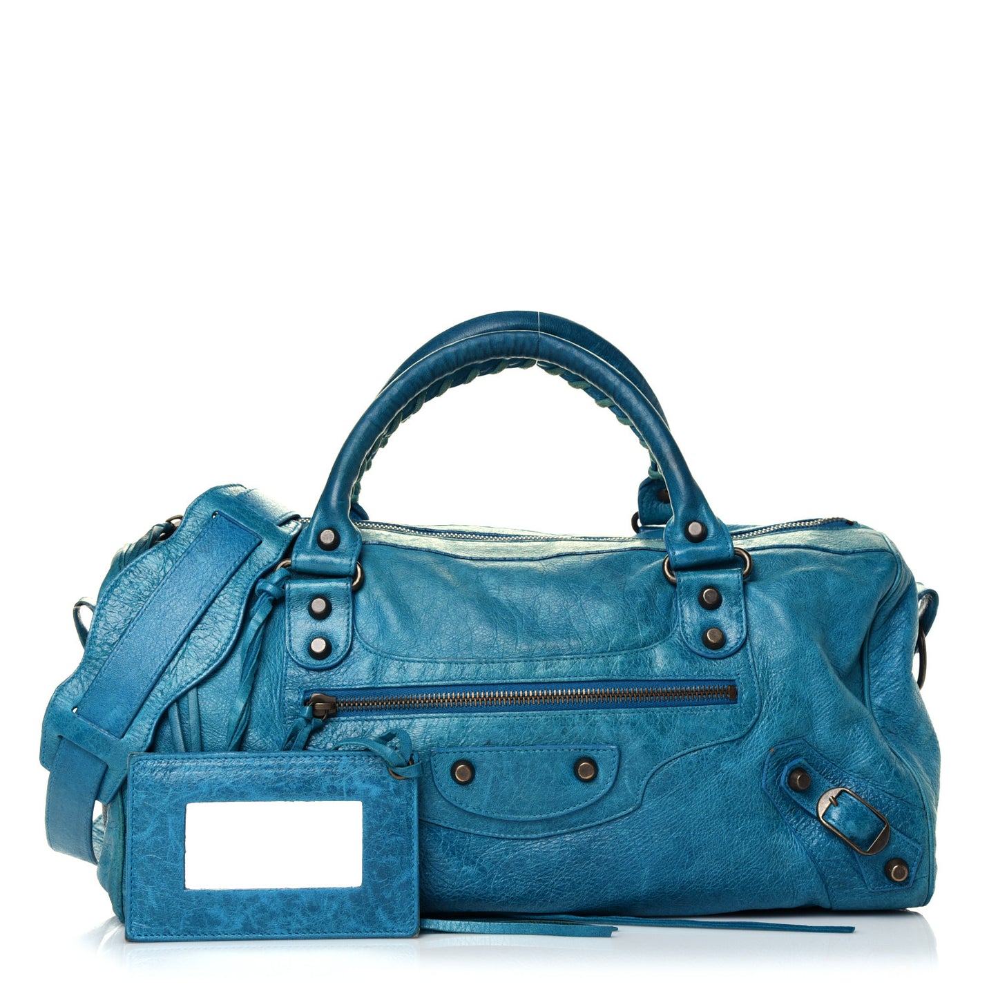Chevre Classic Hardware Twiggy Aquamarine