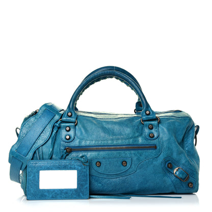 Balenciaga Chevre Classic Hardware Twiggy Aquamarine 1 of 10