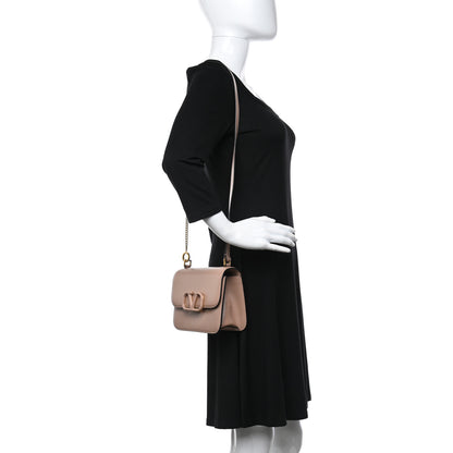 Valentino Garavani Smooth Calfskin Small VSling Shoulder Bag Rose Cannelle 3 of 8