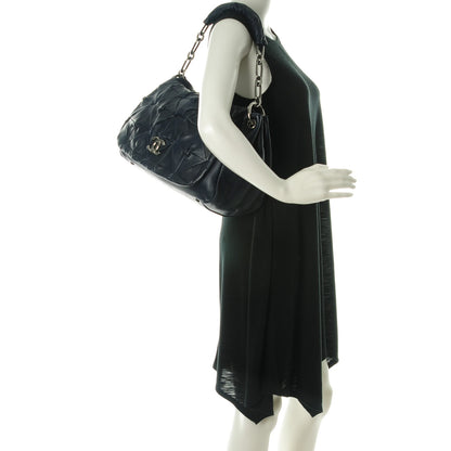 Chanel Lambskin Origami Soft Squares Accordion Flap Navy 2 of 7