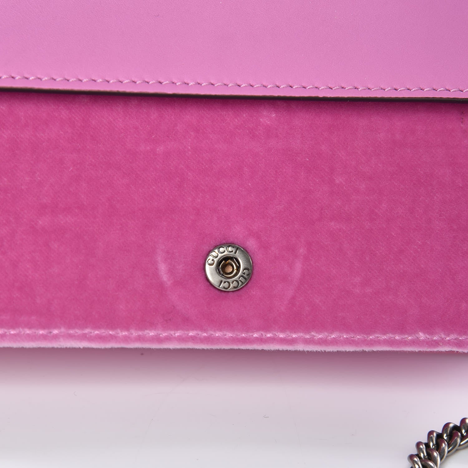 Gucci Velvet Crystal Super Mini Dionysus Shoulder Bag Malva 11 of 11